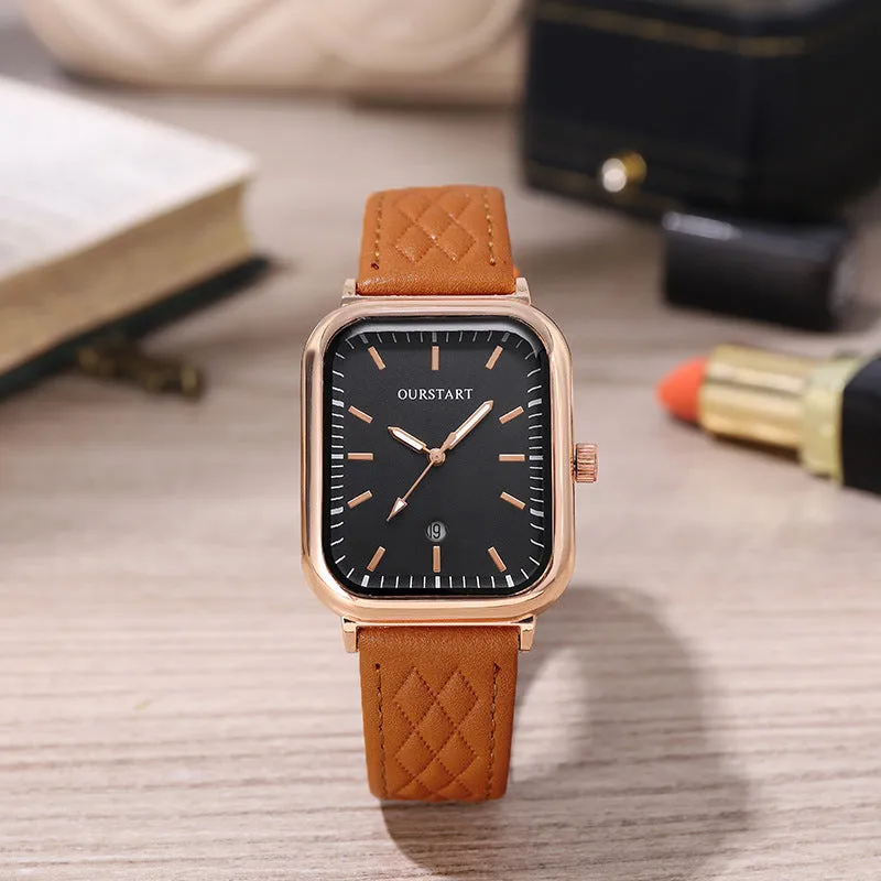 Women Fashion High Quality Wristwatch Quartz Leather Watch 2024 Female Dress Watch Gift Relogio Femininity