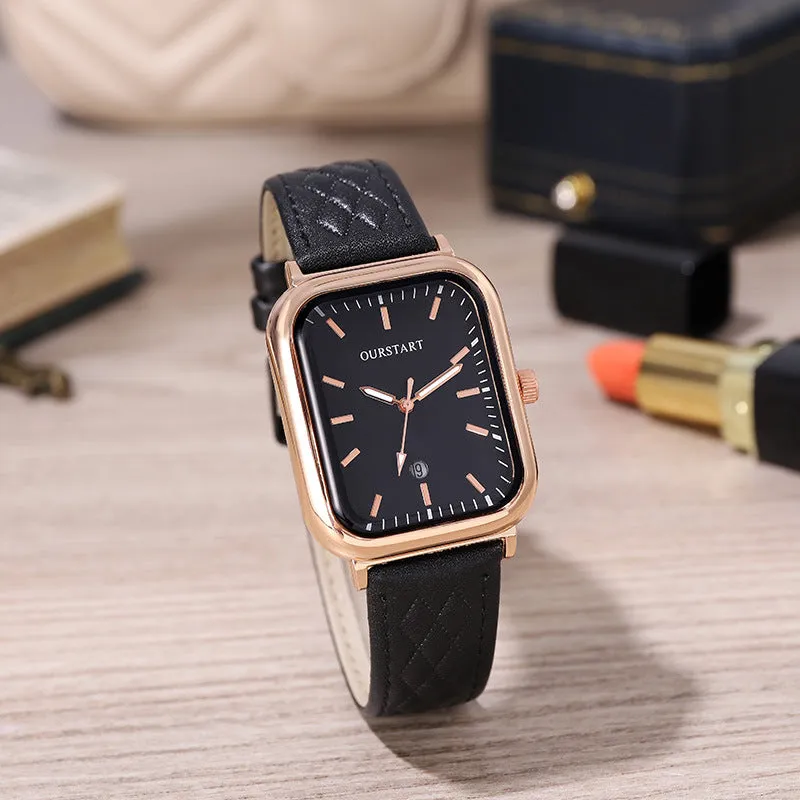 Women Fashion High Quality Wristwatch Quartz Leather Watch 2024 Female Dress Watch Gift Relogio Femininity