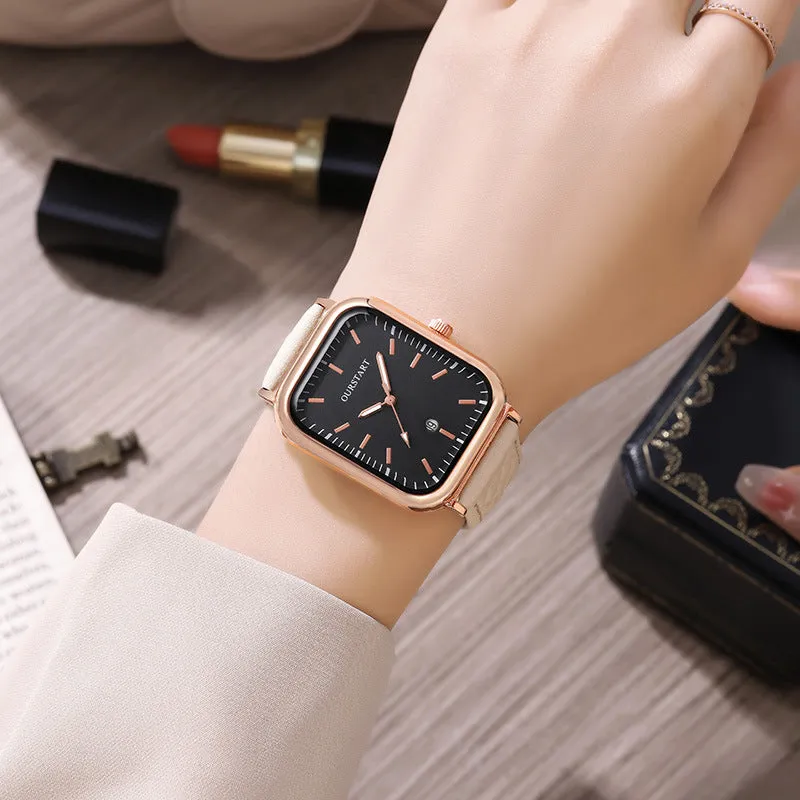 Women Fashion High Quality Wristwatch Quartz Leather Watch 2024 Female Dress Watch Gift Relogio Femininity