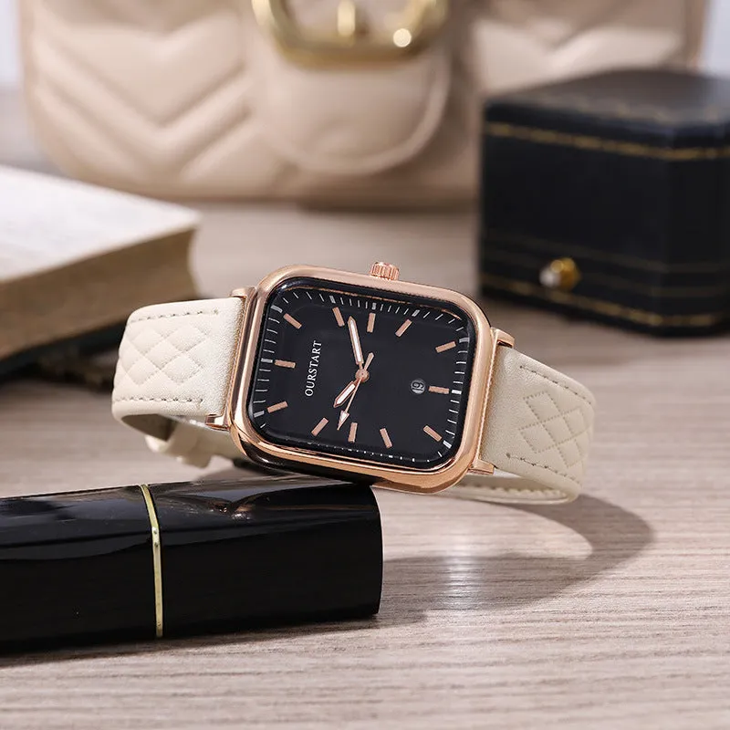 Women Fashion High Quality Wristwatch Quartz Leather Watch 2024 Female Dress Watch Gift Relogio Femininity