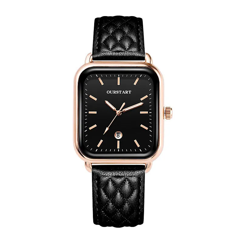 Women Fashion High Quality Wristwatch Quartz Leather Watch 2024 Female Dress Watch Gift Relogio Femininity