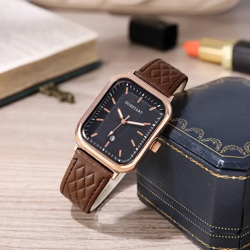 Women Fashion High Quality Wristwatch Quartz Leather Watch 2024 Female Dress Watch Gift Relogio Femininity