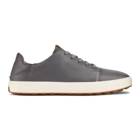 Women's Olukai Wailea Leather Golf Shoes Color: Stone