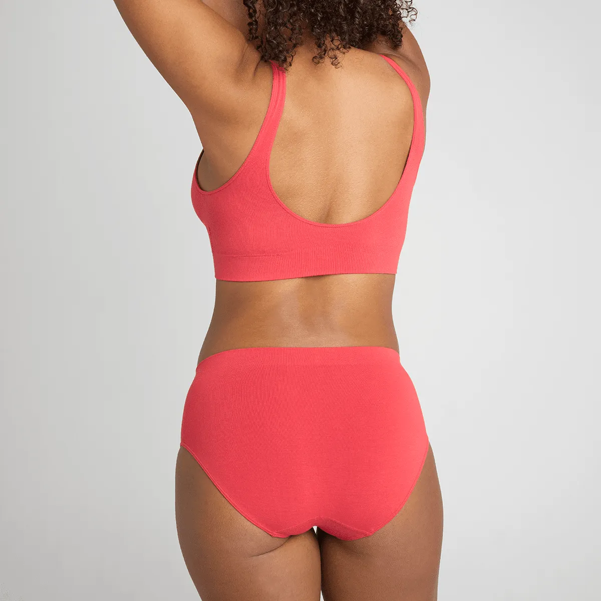 Women's SmoothFit Bikini Brief - Rhubarb