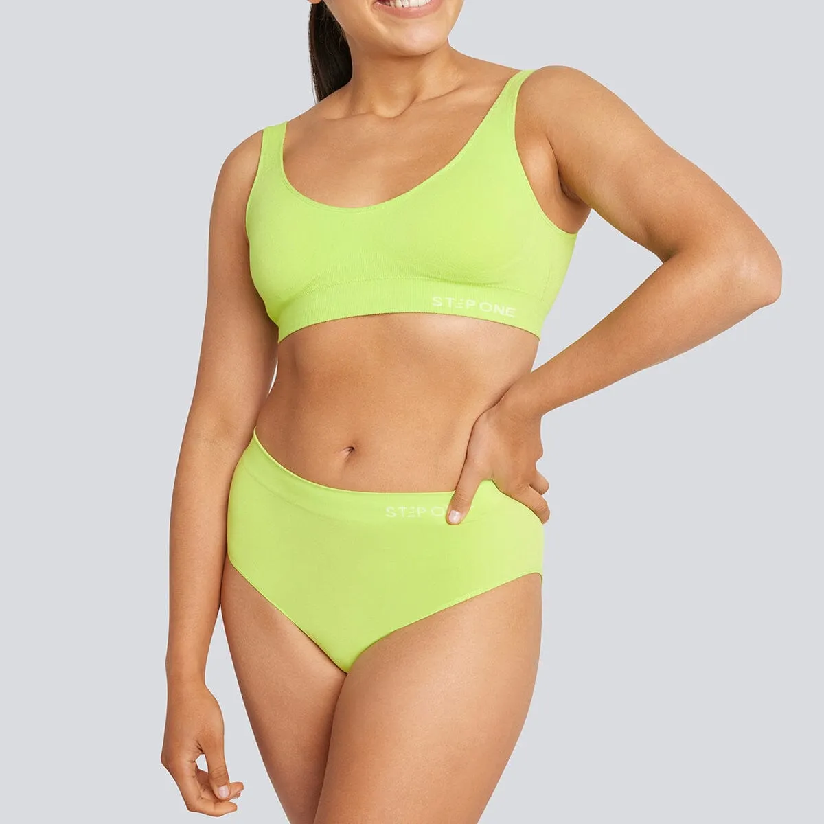 Women's SmoothFit Full Brief - Lime Spark