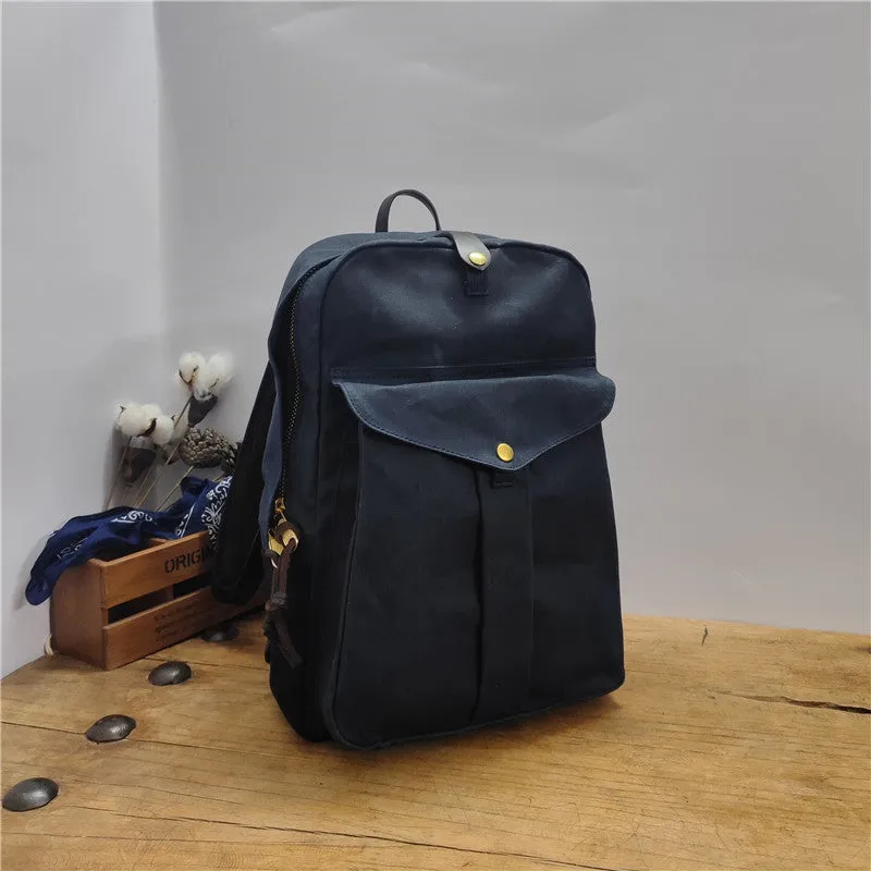 XIANGTUIBAO Factory Supply American Backpack Oil Wax Waterproof Vintage Canvas Bag Outdoor Travel Men and Women Casual Computer Bag