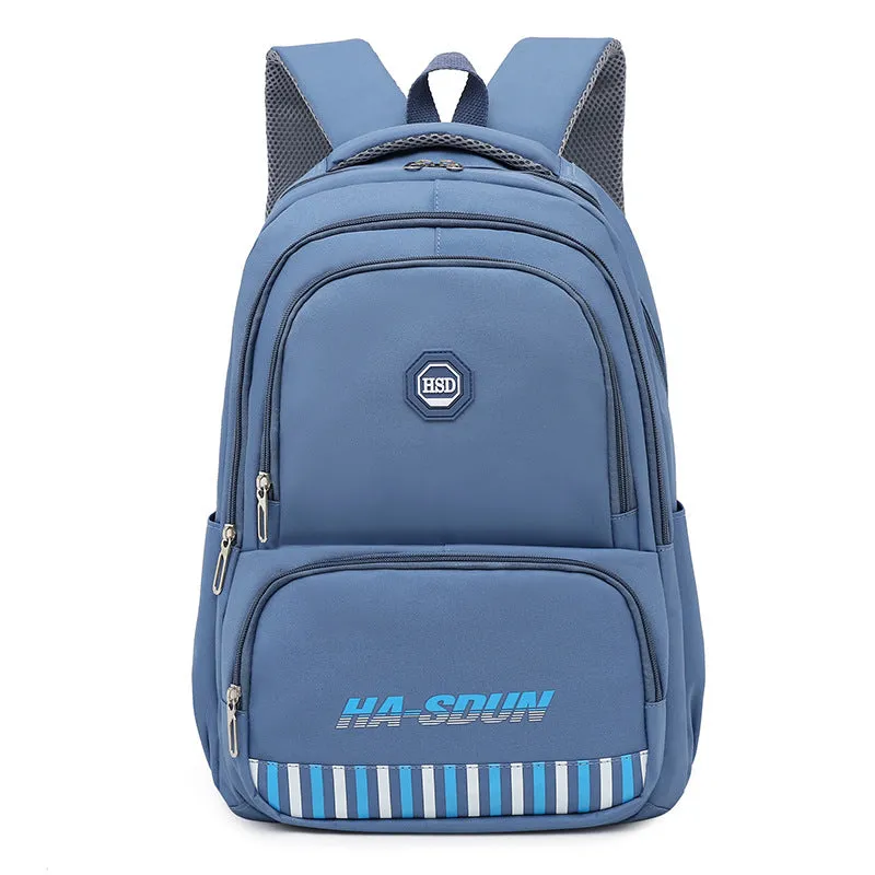 XIANGTUIBAO Fashion New 15.6-Inch Large Student Schoolbag Nylon Waterproof Large Capacity Backpack Men's and Women's Casual Backpack