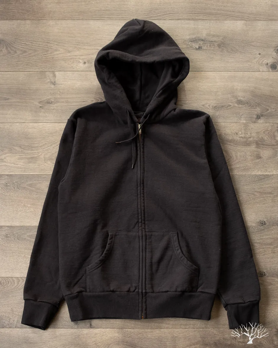 Zip Hoodie Sweatshirt - Black